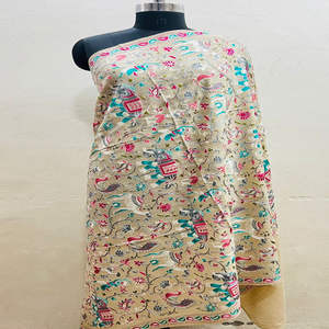 FW nalki ผ้าคลุมไหล่แคชเมียร์แฮนด์เมดทำด้วยมือ - Product Image 3