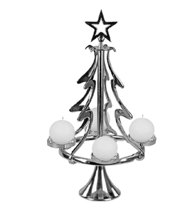 Accesorio de decoración del hogar de metal para decoración de hotel y fiesta, candelabro de diseño de árbol de Navidad hecho a mano de alta calidad - Product Image 2