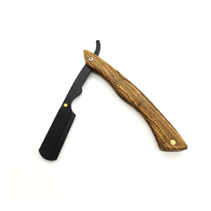 MORGANS INDUSTRIES Stainless Steel Handle Straight Razor Single Blade for <b>Men</b> Barber Shop & Outdoor Use - Product Image 4