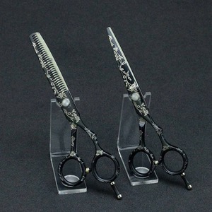 Kit de tijeras de peluquería y peluquero de 6 pulgadas 2024, cuchillas de acero inoxidable con puntas afiladas, buena calidad para uso en salón - Product Image 5