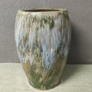 Jarrón redondo <span class=keywords><strong>de</strong></span> cerámica <span class=keywords><strong>de</strong></span> mesa para sala <span class=keywords><strong>de</strong></span> estar, arreglos florales tarro <span class=keywords><strong>de</strong></span> cerámica <span class=keywords><strong>de</strong></span> <span class=keywords><strong>flores</strong></span> <span class=keywords><strong>secas</strong></span>, - Product Image 3