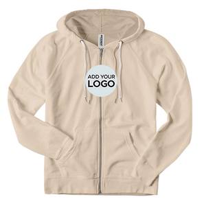 เสื้อฮู้ดสวมหัวขนแกะผู้ชายมีกระเป๋าซิป - Product Image 1