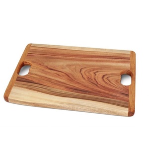 Planche à découper en bois d'acacia pour fruits, légumes ou pizza Planche à découper en bois Planche à découper personnalisée écologique - Product Image 6