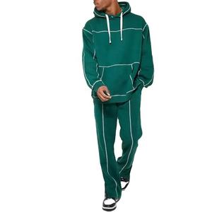 ชุดวอร์มกางเกงวอร์มสำหรับผู้ชายชุดวอร์มพิมพ์ลายโลโก้แบบระบายอากาศ - Product Image 1