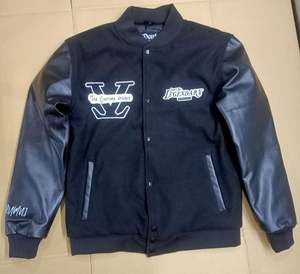 Últimas venta al por mayor de logotipo personalizado Varsity College chaquetas de los hombres con estilo chaqueta de invierno para hombres y mujeres personalizado nuevo diseño - Product Image 3