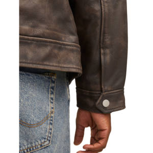 ROYAlite แจ็กเก็ตหนังวัวแท้สำหรับผู้ชาย, แจ็กเก็ตหนังวัวแท้ออกแบบได้ตามต้องการกันน้ำระบายอากาศและกันลมผลิตในปากีสถาน - Product Image 2