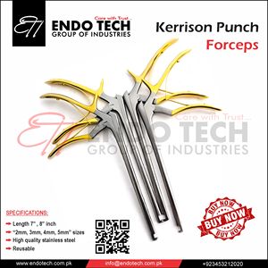 Source d'alimentation manuelle Orthopédique Kerrison Spinal Punch Chirurgical Os Rongeur Bayonet Micro Kerrison Rongeur Punch - Product Image 6