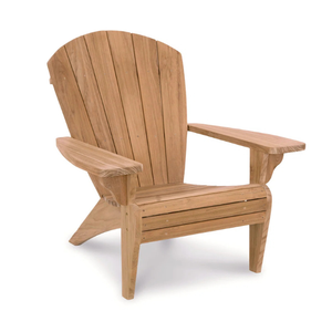 Coastal Breeze Teak Adirondack Chair Silla de salón de teca sólida hecha a mano para jardín, patio o relajación junto a la piscina - Product Image 2