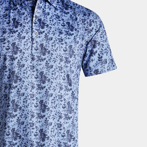 เสื้อโปโลผู้ชายแขนสั้นแบบสวมหัวพิมพ์ซับลิเมชันออกแบบได้ตามต้องการสำหรับผู้ใหญ่ - Product Image 6