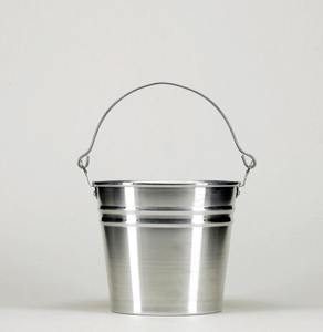 <b>Tall</b> Galvanized Planter with Built-<b>in</b> Drainage Holes for Healthy <b>Plant</b> Growth <b>in</b> Indoor or Outdoor Home Gardens - Product Image 4
