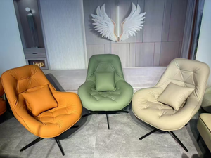 Sillón moderno de varios colores con diseño giratorio para muebles de sala de estar - Product Image 1