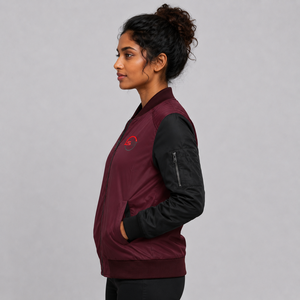 Veste bomber matelassée respirante de qualité supérieure, sur mesure pour femmes, design OEM ODM, fermeture éclair, manches longues, saison hivernale - Product Image 5