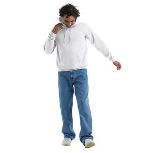 เสื้อฮู้ดสวมหัวผ้าฟลีซโอเวอร์ไซส์สำหรับผู้ชายเสื้อมีฮู้ดแบบสวมหัวผ้าหนาทำจากผ้าฝ้ายเนื้อหนาปรับแต่งได้ - Product Image 4