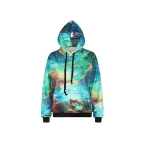 Sudadera con capucha térmica de sublimación para hombre de Color sólido personalizada, ropa de calle informal hecha de algodón, sudaderas con capucha de gran tamaño para hombre con mangas largas - Product Image 3