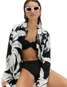 Traje de Baño Floral de 2 Piezas para Niñas 2024, Monokini sin Espalda con Perlas, Talla Grande para Ropa de Playa de Verano - Product Image 5