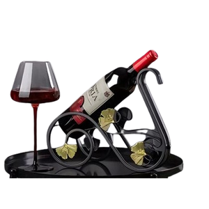 Escaparate de estilo Superior, estante de vino de alambre de exhibición, forma personalizada, soporte decorativo para botellas de cerveza, estante de vino de Metal de India - Product Image 6