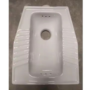 Vistaar Modern Ceramic Squatting Toilet Pan White Precio bajo para Africa Market India - Product Image 3