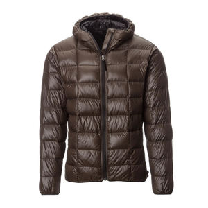 Ropa de hombre chaqueta acolchada personalizada manga regular impermeable grueso abajo Puff chaquetas hombres con capucha Streetwear estilo de moda - Product Image 3