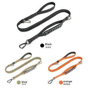 Correa Elástica Reflectante para Perros, Correa de Entrenamiento Resistente <span class=keywords><strong>con</strong></span> Absorción de Impactos, de Nailon, <span class=keywords><strong>con</strong></span> Asa de Tráfico, OEM ODM - Product Image 5