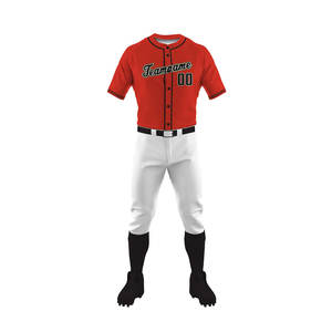 2025 uniforme de béisbol deportivo informal personalizado mejor calidad diseño de logotipo personalizado nuevo uniforme de béisbol para hombres - Product Image 2