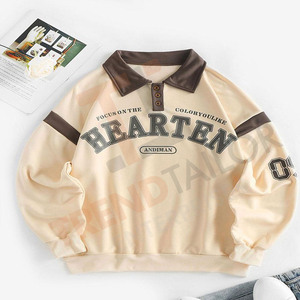 Sudadera de Cuello Redondo Extra Grande de Alta Calidad, Diseños de Múltiples Colores, Top de Manga Larga - Product Image 4
