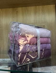 Bolsa de PVC Transparente para Empacar Toallas con Cierre |   Estuche de Almacenamiento Transparente de Vinilo para Textiles del Hogar |   Sábanas y Mantas de Lujo al por Mayor - Product Image 5