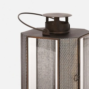 High Quality <b>Silver</b> Metal Candle Stand Handmade Top Selling <b>Lantern</b> New Style Luxury Candle Holder for Christmas - Product Image 3