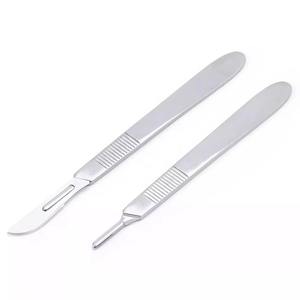 Mango de Bisturí Quirúrgico Profesional de Acero Inoxidable Reutilizable, Instrumento de Cirugía General Ortopédica y Veterinaria - Product Image 1