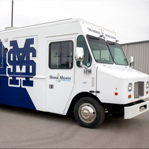 รถขายอาหารจานด่วนสแตนเลสพร้อมอุปกรณ์ทั้งหมดรวมถึงไอศกรีมและรถเข็นสุนัขร้อน - Product Image 1