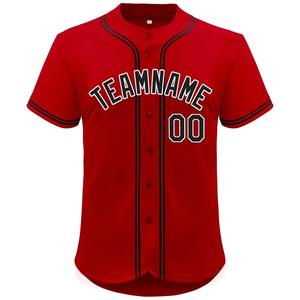 Camiseta de Béisbol Transpirable Personalizada de Talla Grande para Clubes Deportivos, con Botones al Frente, Ropa de Equipo, Fabricante OEM con Logotipo Personalizado, 100% Poliéster - Product Image 1