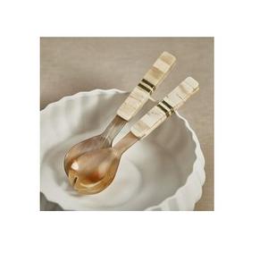 Cubiertos de Cuerno de Búfalo Ecológicos y Elegantes, Diseño Personalizado con Acabado Natural Pulido para Cocina y Suministros de Hotel - Product Image 5