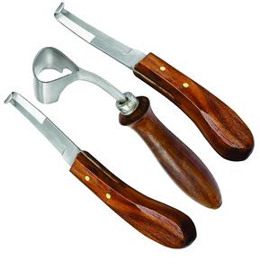 Cuchillo de Herrador para Recorte de Pezuñas, 21 cm, Hoja de Doble Cara para Cuidado de Ovejas, Vacas y Ganado, Instrumentos Veterinarios Manuales - Product Image 1