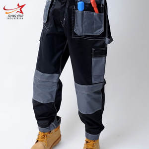 Pantalones DE TRABAJO Cargo informales para hombre, rodillera personalizada, bolsillo, ligeros, resistentes, de lona - Product Image 5