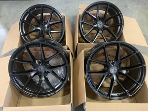 Nuevas llantas de aleación forjadas pulidas a espejo de 2 piezas, cóncavas profundas con borde escalonado, 20mm ET, 20mm PCD, 114.3mm, radios múltiples, mejora. - Product Image 6