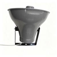 Altavoz Industrial de 50W Resistente al Vandalismo IP65, Sistema de PA Impermeable para Exteriores con Cancelación de Ruido para Túneles Ferroviarios