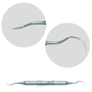 Couteau de coupe interproximal dentaire à poignée creuse en acier inoxydable et sculpteur non magnétique - Product Image 1