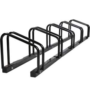 Fournisseur en gros de supports de vélo en acier doux noir, support de stationnement pour vélo - Product Image 1