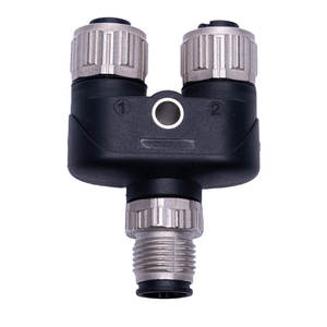 Connecteur étanche M12 Y-Splitter/T-Splitter 1 à 2 - Product Image 4