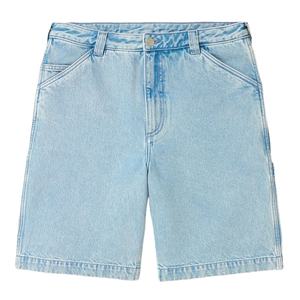 Short de survêtement décontracté en denim de couleur unie pour hommes vente en gros de short en coton de haute qualité à taille élastique et à cordon de serrage - Product Image 1