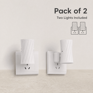 Modern Indoor RGB <b>Plug</b> <b>In</b> Wall Lamp With Acrylic Shade For Bedroom Nursery Hallway Corridor Kitchen Bathroom Pack Of Two - Product Image 4