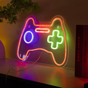 Néon <span class=keywords><strong>Manette</strong></span> de Jeu – Décoration de Salle de Jeu Rétroéclairée Alimentée par USB – Design Type PS/<span class=keywords><strong>Xbox</strong></span> pour Cave d'Homme, Salon - Product Image 6