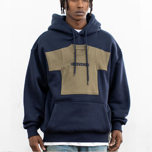 Sweats à capuche en gros de haute qualité pour sweat à capuche brodé Logo personnalisé polaire Streetwear sweat à capuche en coton mélangé pour hommes - Product Image 1