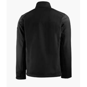 Veste Softshell pour homme en gros-Personnalisable Extérieur Coupe-vent Imperméable Fermeture à glissière Col roulé 100% Polyester - Product Image 3