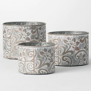 Jardinière martelée au diamant forme ronde en cuivre antique fait à la main jardin ferme restaurant jardinière premium robuste - Product Image 6