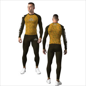 Vêtements de sport en promotion : Ensembles de rashguards pour hommes, service OEM, légers, nouveau design - Product Image 4