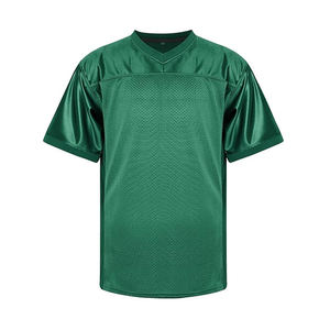 2025 à la mode unisexe maillot de football haute qualité col en v Football entraînement vêtements de sport solide couleur unie pour hommes adultes personnalisable - Product Image 1