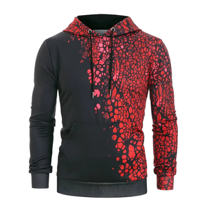 Sudadera con capucha de sublimación para hombre, precio al por mayor, color personalizado, sudaderas con capucha sublimadas elegantes personalizadas en tela de poliéster - Product Image 1