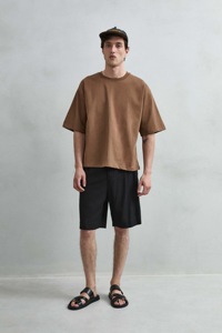 Nuova Collezione 2026: T-Shirt Basic da Uomo Bianca a Maniche Corte con Collo Rotondo, Vendita all'Ingrosso UE - Product Image 3