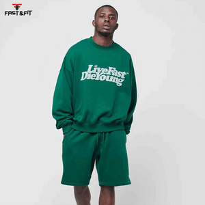 เสื้อสเวตเตอร์คอกลมสำหรับผู้ชายขนาดใหญ่สไตล์ใหม่เสื้อมีฮู้ดแนวสตรีทแฟชั่นมีเทคนิคปักทำในปากีสถานสำหรับฤดูหนาว - Product Image 2