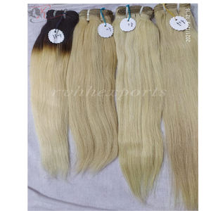 100% cheveux humains bruts non traités 613 paquets de cheveux blonds - Product Image 6